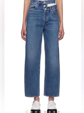 AGOLDE broken waistband jean